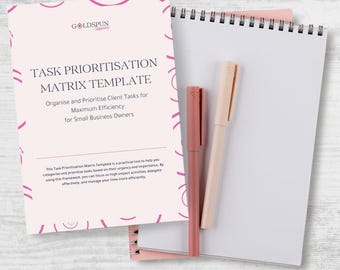 Matriz de Decisão para Priorização de Tarefas | Rastreador de Priorização de Tarefas Personalizável | Para Diretores Parciais | Rastreador de Priorização de Tarefas