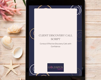 Client Discovery Call Script: Fractional Director Pre-Consult PDF Downloadable Guide