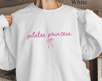 Pilates Princess Sweatshirt, Pilates Sweater, Pilates Teacher Gift, Pilates Hoodie