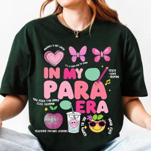 Back To School In My Para Era Paraprofessional Paraeducator png, Teacher Appreciation Png, Back To School Png, Paraprofessional Shirt Png