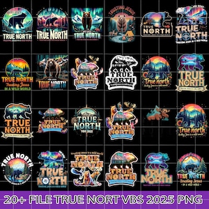 True North Bible Verse PNG, True North Christian, True North VBS Png, Trusting Jesus in Wild World, VBS Wilderness Camp, Summer Bible Camp