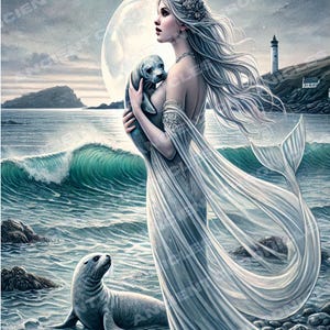 Lot Selkie : 2 fonds d'écran pour téléphone Enchanted Ocean