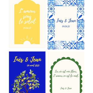 Carte postale personnalisée pour événement – Livre d’or original mariage, baptême, anniversaire – Souvenir à personnaliser