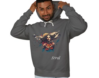 Feral Sacred Warrior Graphic Hoodie