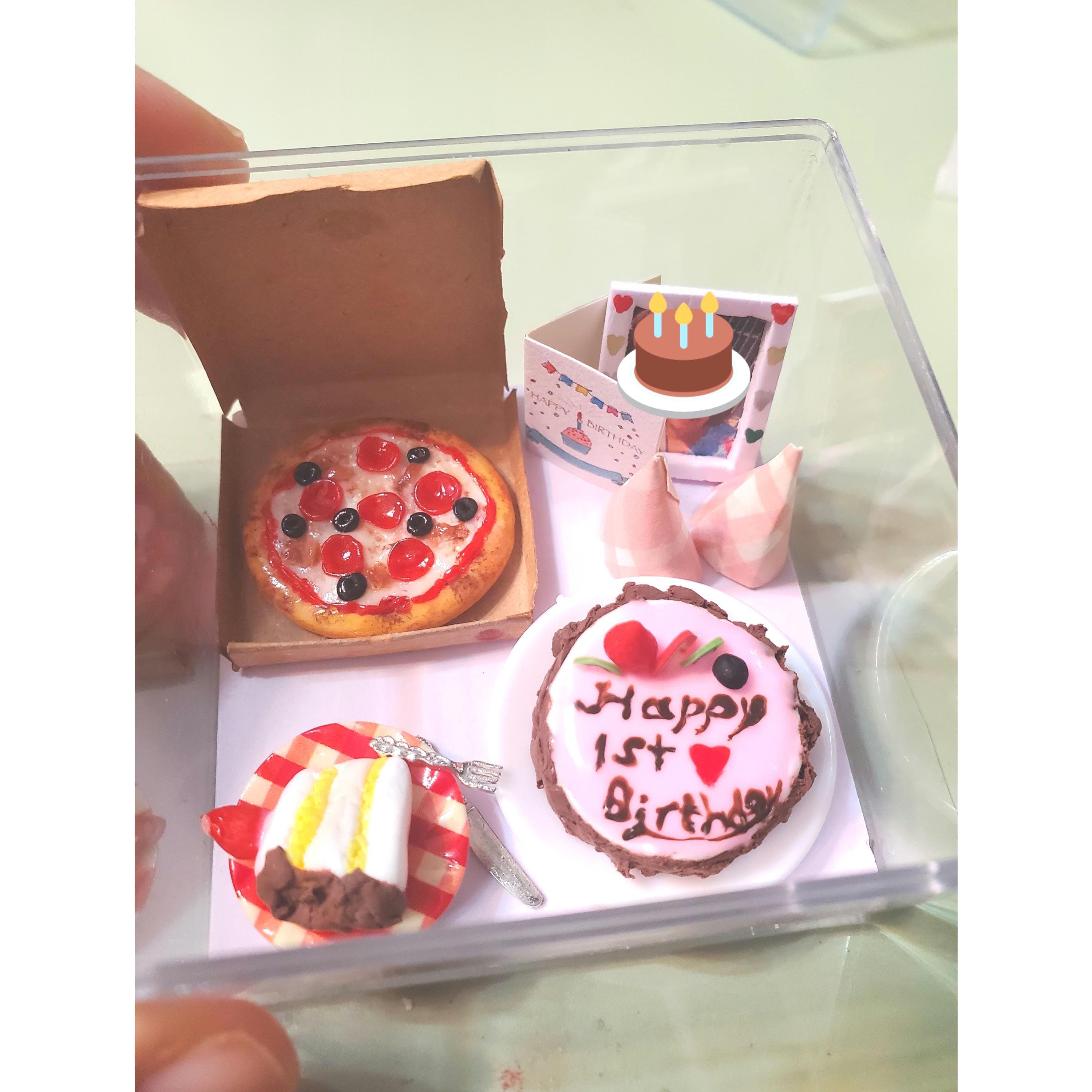 Miniature pizza box - Etsy 日本