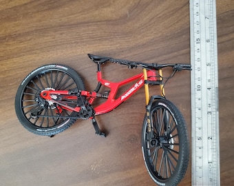 1:8 mini alloy suspension movable mountain bicycle gift for men