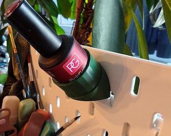 Porta bolígrafos de gel laca rosa - skådis