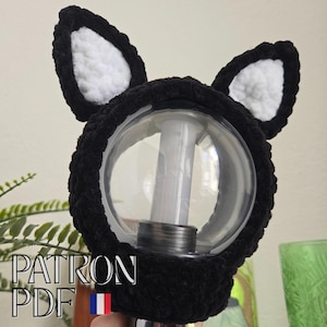 FR | Patron Crochet PDF | ENHYPEN Light Stick Cover | Jay (Chat Noir)