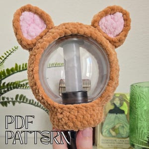 PDF Pattern Crochet | ENHYPEN Light Stick Cover | Jungwon (Tabby Cat)