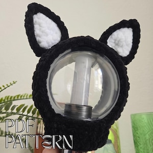 PDF Pattern Crochet | ENHYPEN Light Stick Cover | Jay (Black Cat)