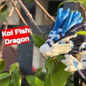Articulated Koi Dragon: Cinderwing3D Design, 3D Printed
