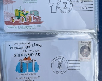 Item 07 - USA First Day Covers– 120 Stamp Lot, Rutland VT/ National Themes (1953–1981)