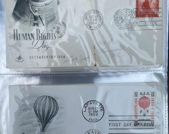 Item 09 - First Day Covers – 148 USPS Stamps Themes Across America (1954–1975)