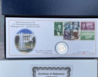 Item 18 – 200th Anniversary U.S. Presidential Inauguration Set – 2001 Commemorative