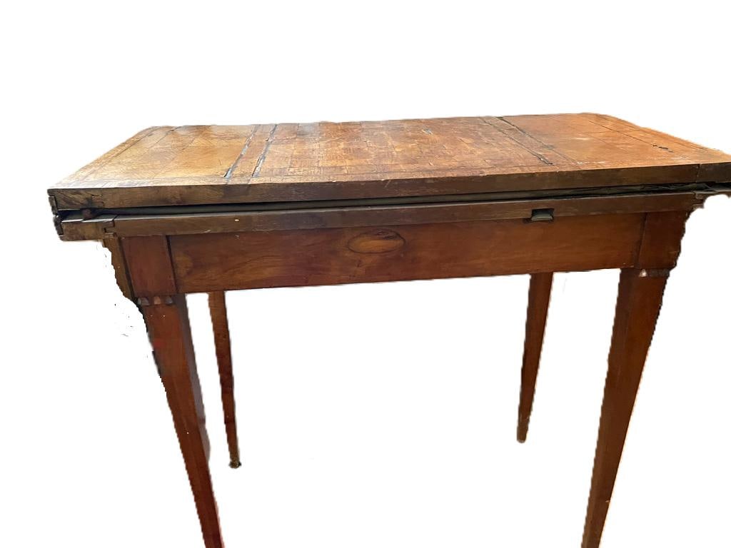 Flip Top Game Table Antique - Etsy