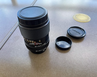 Minolta MD 135mm f/2.8 Vintage Telephoto Lens – Clean Optics – Tested – With Caps