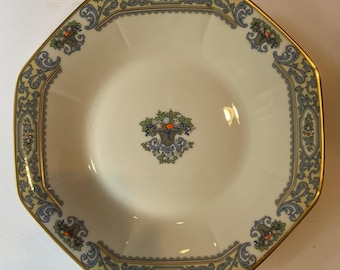 Lenox Autumn Large Octagonal Serving Bowl – 11.75" – Raised Enamel & Heavy Gold