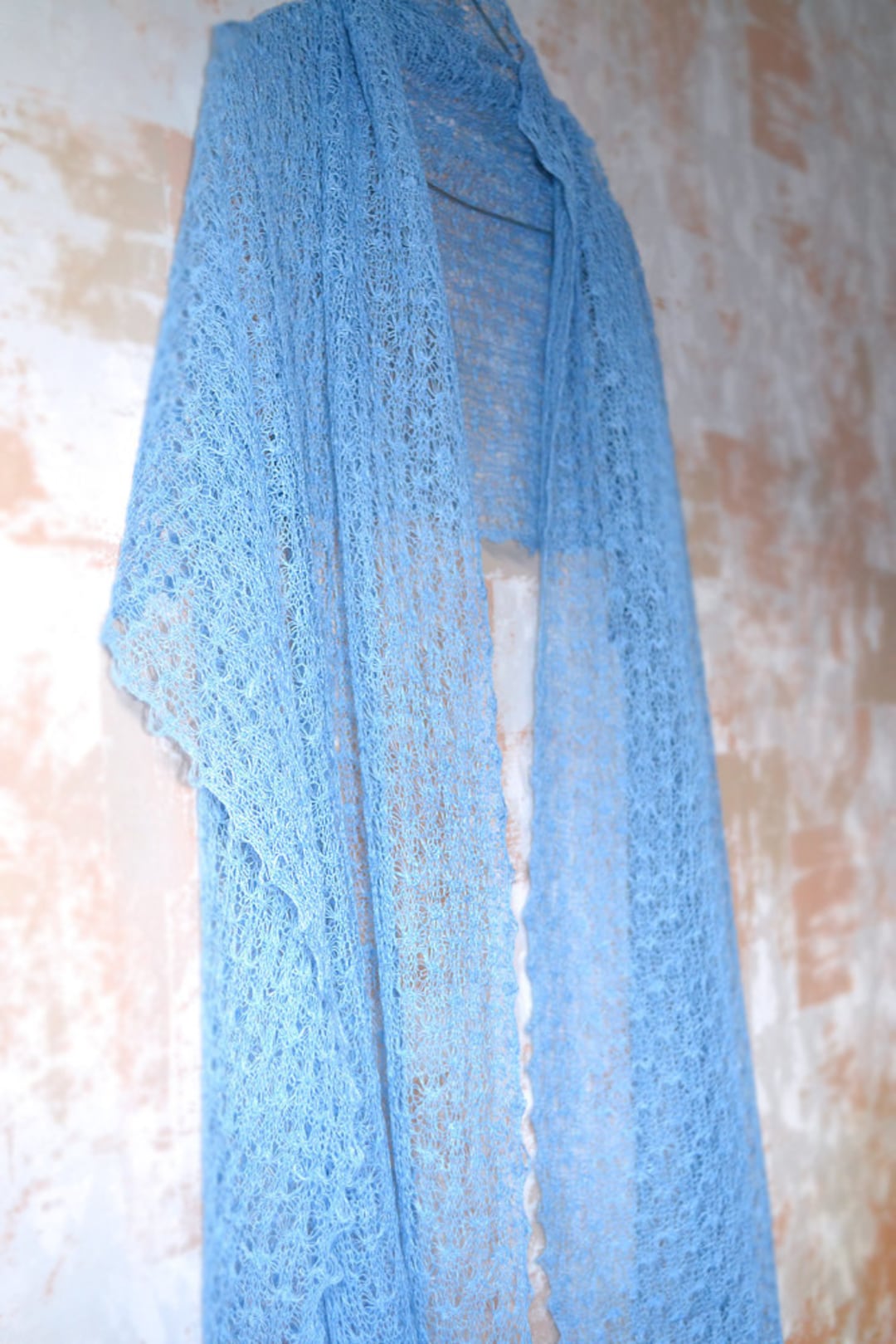 Echarpe étole châle scarf femme cachemire top qualité unie bleu pétrole cadeau