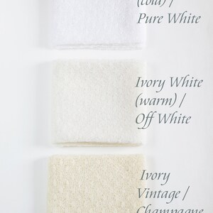 Linen knit shawls samples. Linen scarves swatch.