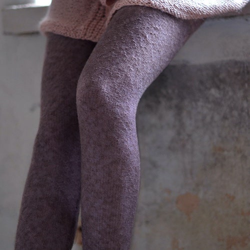 Brown Alpaca Leggings Skinny Pants Natural Wool Trousers - Etsy