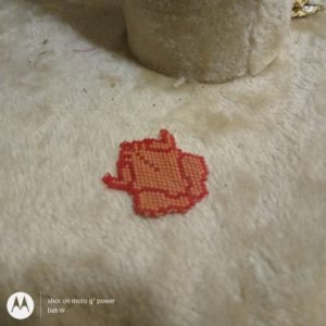 Chicken or Turkey Carcass Brick Stitch Earring Beading Pattern