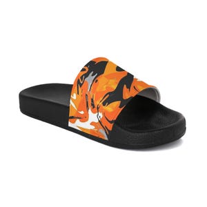 Women's Slide Sandals DNP Orange Camo