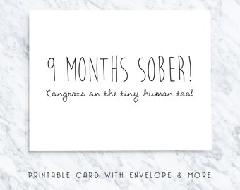Printable Baby Card Etsy