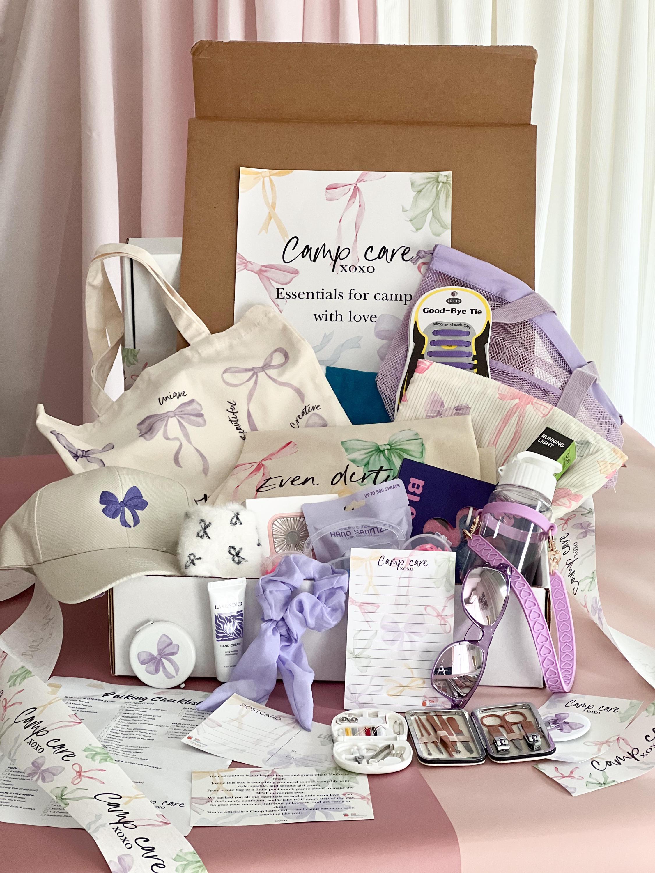 M CAMP　GIFT BOX Personalized Camp Care Package for Girls: Sleepaway Camp Ultimate