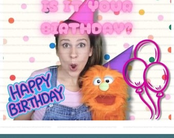 Ms Rachel Birthday: Editable Party Decor (PNG Download) Ms.  Rachel Decorations Miss Rachel Birthday Toddler birthday party