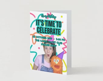 Ms Rachel Birthday Party Invitation | Editable Birthday Invite | Printable Digital Invitation | Custom Kids Party Card | Ms. Rachel