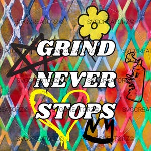 Hustle Quotes Sticker PNG Pack: Street Smart Motivation (Digital Download