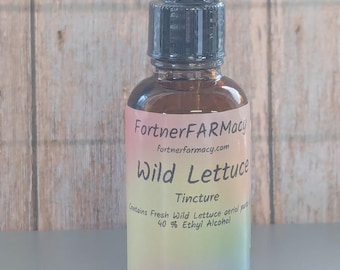 Wild Lettuce Tincture |Fortner FARMacy Herbal Extracts