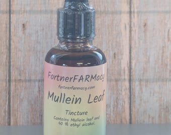 Mullein Leaf Tincture | Traditional Respiratory Support  | Fortner Farmacy Herbal Extracts