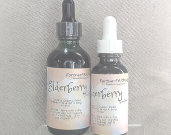 Elderberry Tincture |  Fortner FARMacy Herbal Extracts