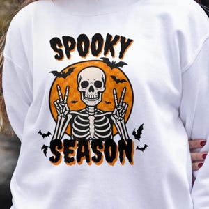 Spooky Season Sweatshirt, Retro Spooky Halloween Sweater, Halloween Shirt, Fall Vibes, Cozy Season Shirt, Cute Fall Halloween Sweatshirt
