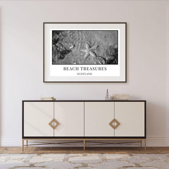 Three Digital Black and White Prints, Coastal, Minimalist, Unique, Seaside, Wall Art, Monochrome, Elegant, Beach Scenery, Home Decor