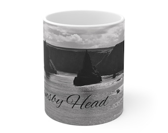 Duncansby Head Scotland Mug: Coastal Kitchen Decor, Nature Lover Gift