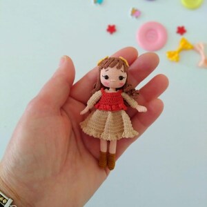 Miniature Amigurumi Doll – Handmade Miniature Amigurumi Doll – Handmade Amigurumi Doll