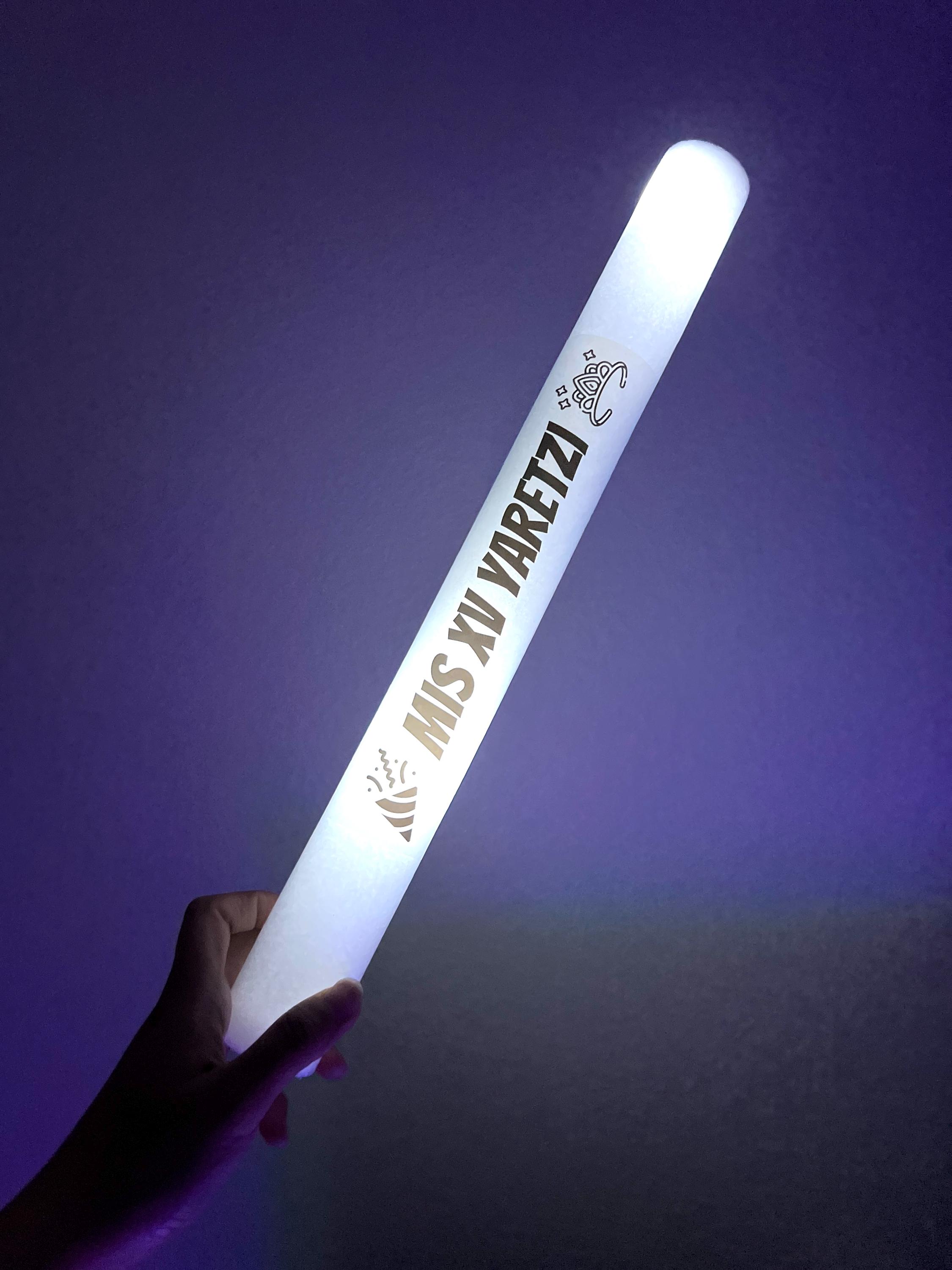 CUSTOMIZED LED Foam Stick Labels Only, Party, Wedding, Rave ...