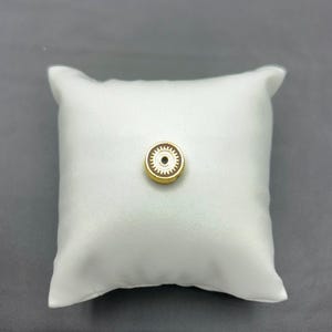 Gold Evil Eye Charm: 18K Plated Nazar Pendant, DIY Jewelry Supply
