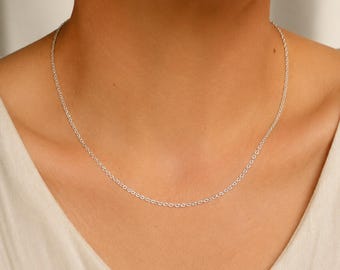 Verzilverde kabelketting: minimalistische laagjes, unisex