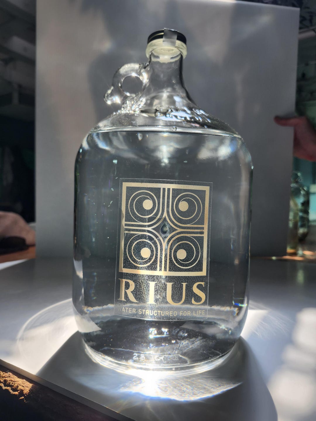 Structured Water 1 Gallon Glass Jug | Crystal Energized Alkaline Water ...