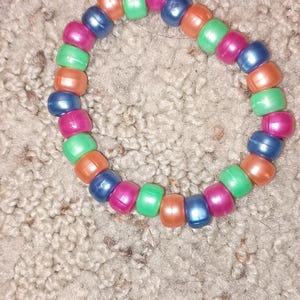 Colorful beaded bracelets