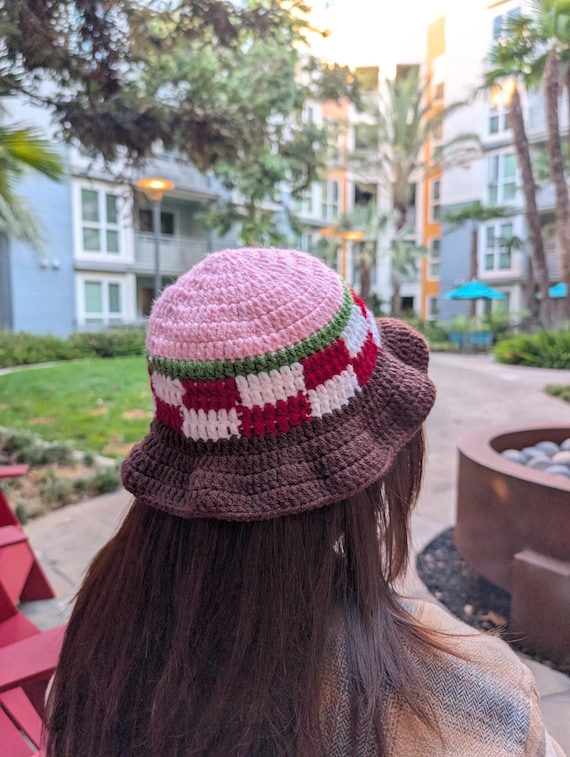 Crochet Nezuko Hat – Handmade Demon Slayer Inspired Beanie, Anime