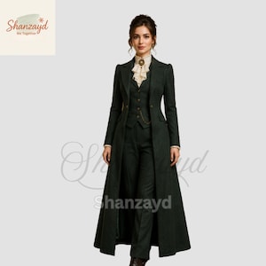 Riding Long Coat Regency Victorian - Etsy