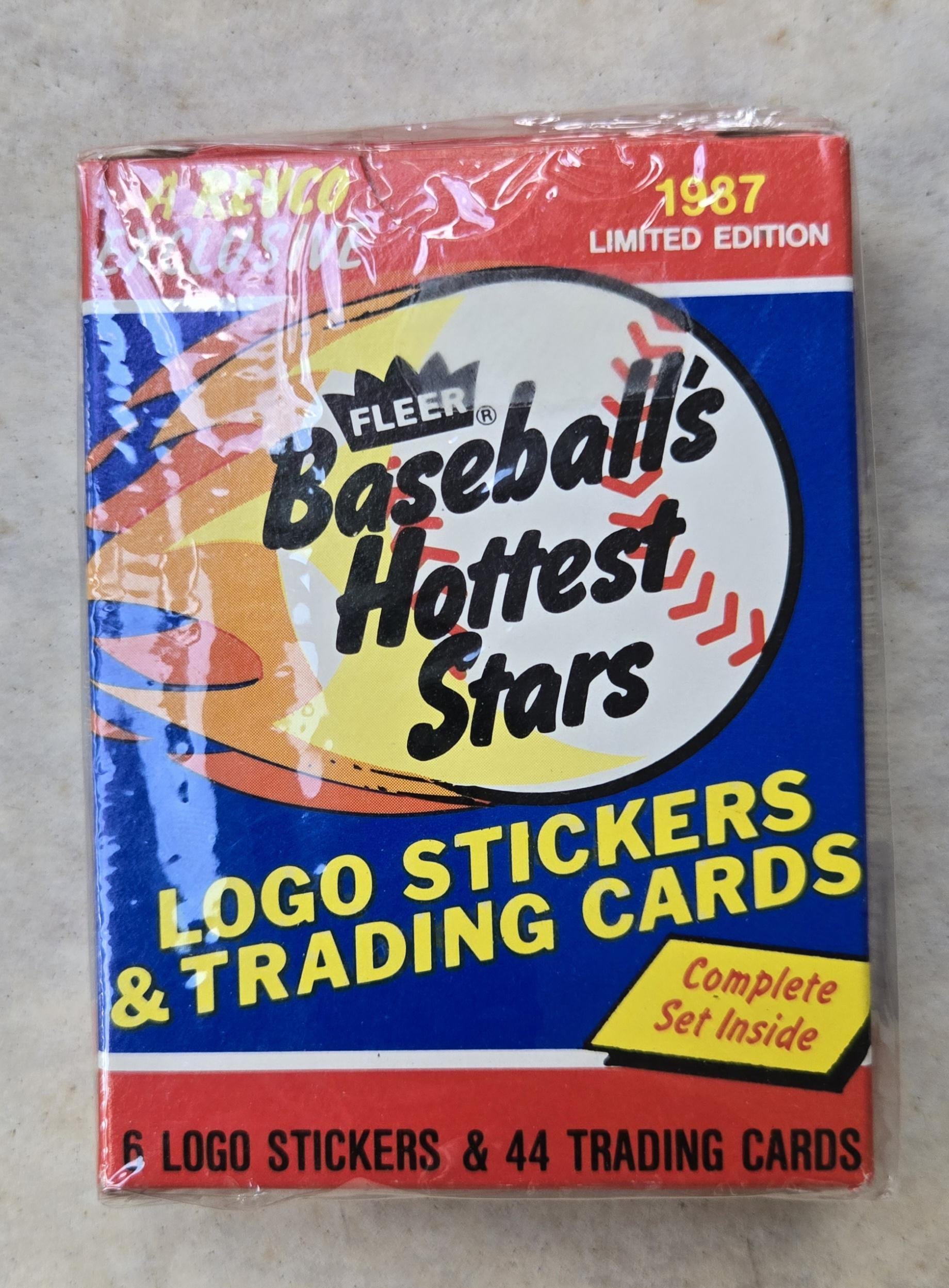 1987 Fleer Baseball's Hottest Stars Factory Sealed Set with Barry Bonds