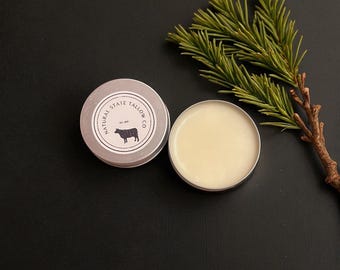 Grass-fed Tallow Balm—Beef Tallow, Frankincense & Organic Beeswax Moisturizer