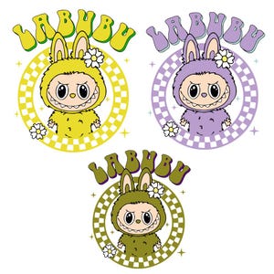 Trending Pink Cartoon Character Bundle Design, Perfect Gift for Kids, Easter Coquette Bow Doll For Kids Girls Png, Funny Cartoon Png