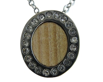 Womens Green Bay Packers football Pendant and chain from Lambeau Field