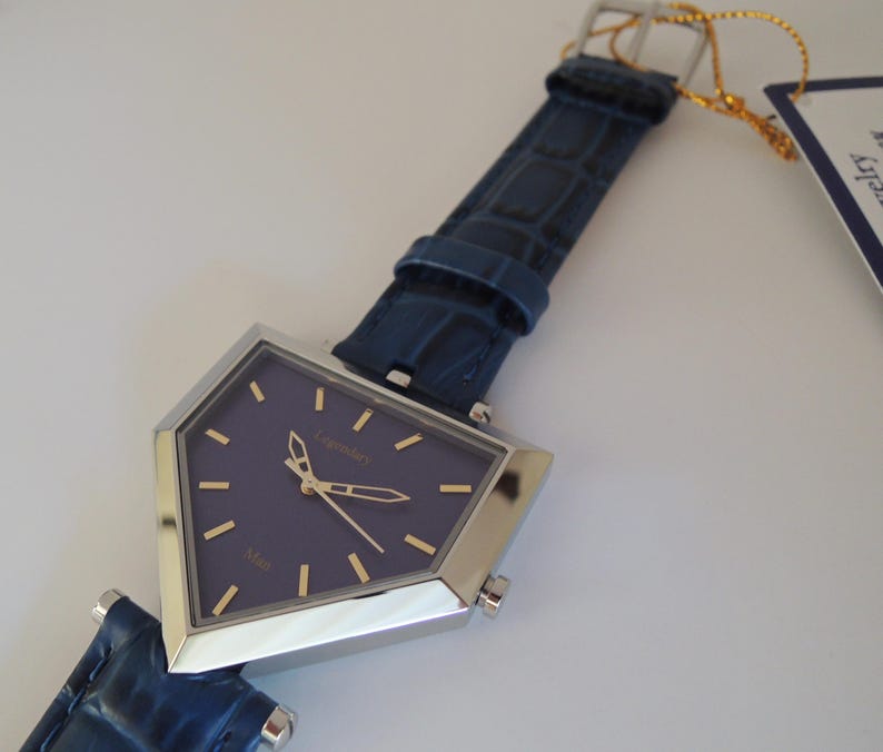 Legendary Man® home plate men's watch with Swiss movement image 5
